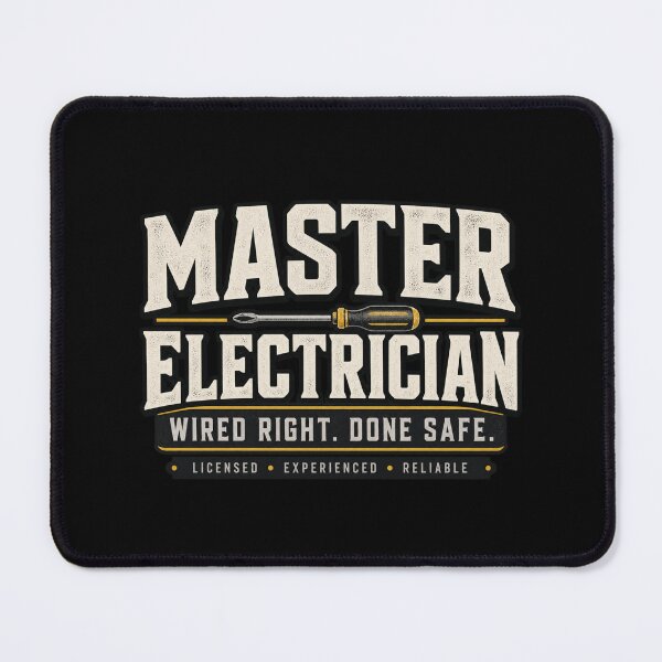 Item preview, Master Electrician Wired Right Done Safe designed and sold by amndro.