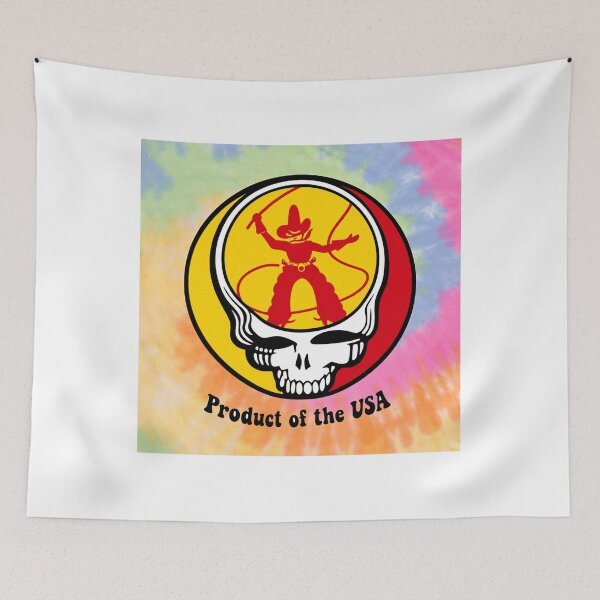 Item preview, Vintage Skeleton, Retro 60s Psychedelic Spiral Tie Dye designed and sold by kochoiayunta9.