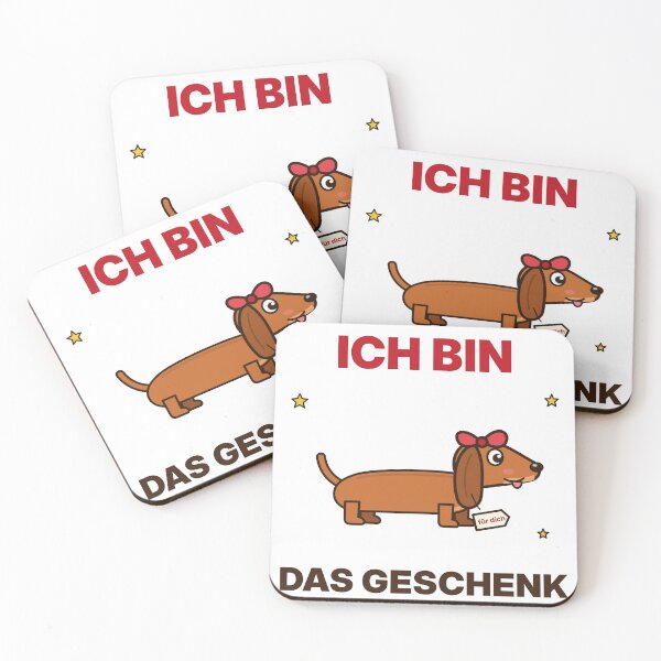 Item preview, I am the gift – Dachshund with bow – Funny Christmas Dachshund designed and sold by ZabCreation.