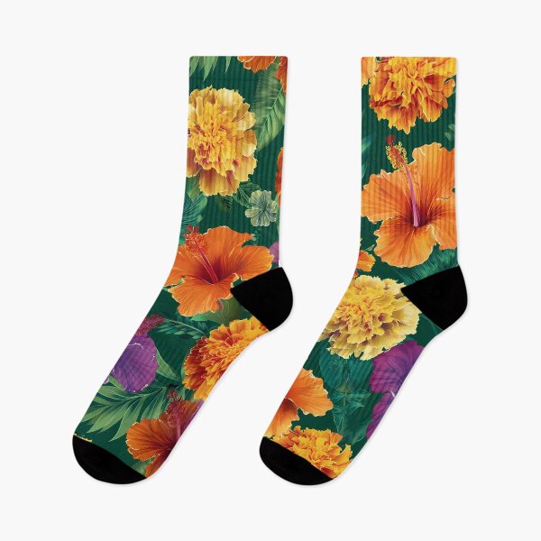 Item preview, Vibrant Tropical Botanical Floral Seamless Pattern 09 designed and sold by The Design Asset Station.