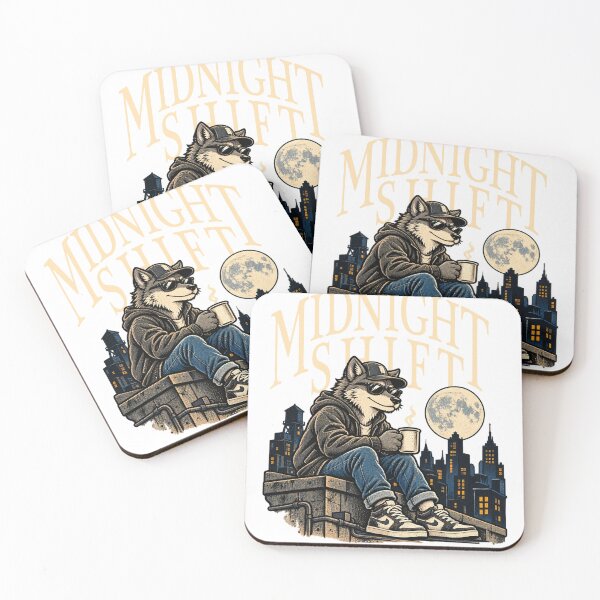 Item preview, Midnight Shift Wolf designed and sold by wibawawork.