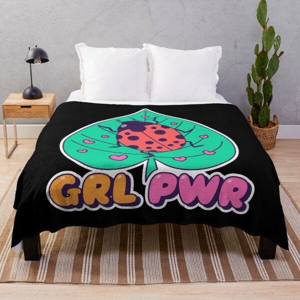 Item preview, GRL PWR Y2K Ladybug Nature Girl Power designed and sold by CleanDecor.