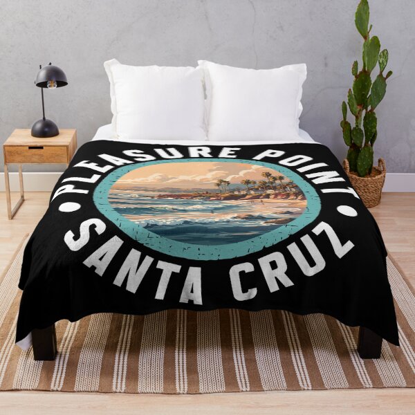 Item preview, Pleasure Point - Santa Cruz (with White Lettering) designed and sold by VelvetRoom.