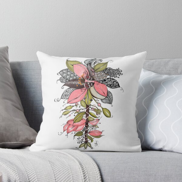 Item preview, Whimsical Botanical Zentangle Bloom – Hand Drawn designed and sold by LorieFossaArt.