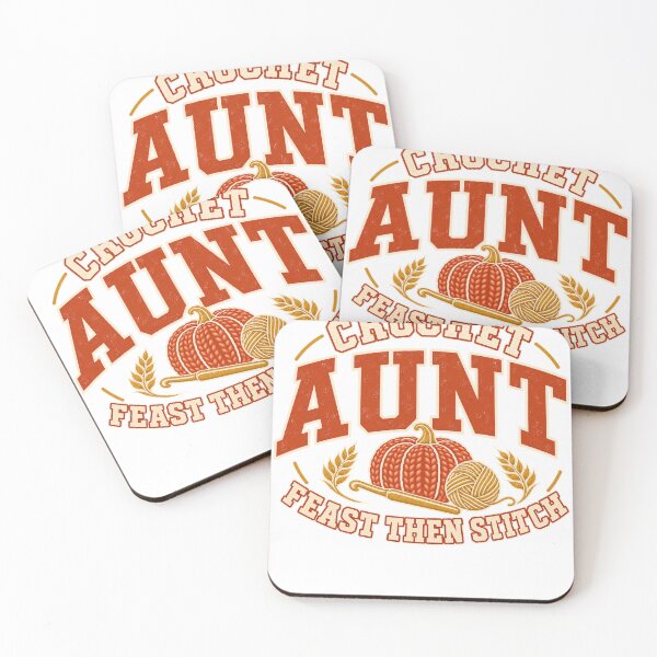 Item preview, Crochet Aunt: Feast Then Stitch designed and sold by HappyVibration.