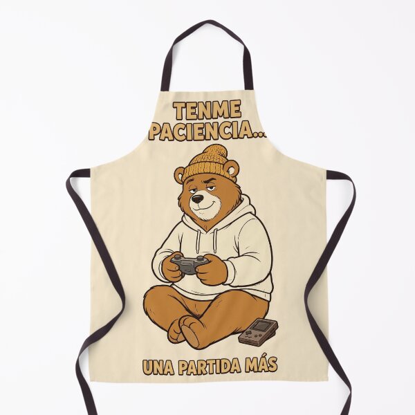 Item preview, Tenme Paciencia Una Partida Más Oso Gamer Divertido Camiseta designed and sold by EverydayBadge.