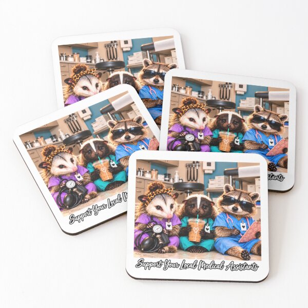 Item preview, Support Your Local Medical Assistants Funny Healthcare Team designed and sold by WeirdlyMild.