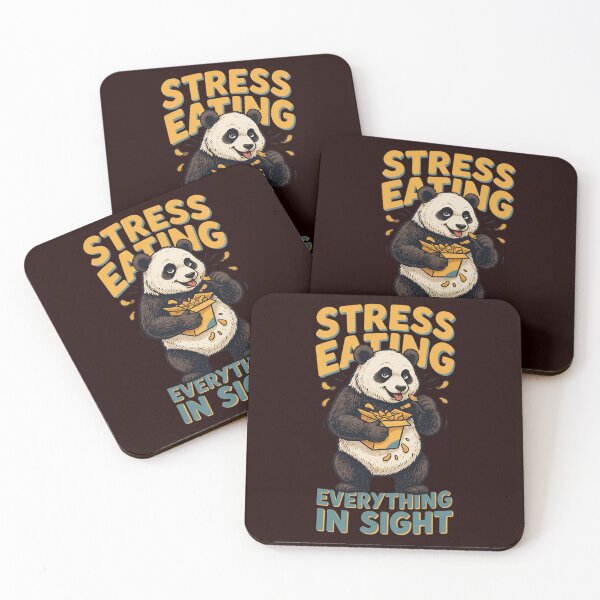 Item preview, Sarcastic Humor Stress Eating Everything In Sight Art Design designed and sold by fantasticdesign.