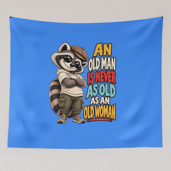 Item preview, Raccoon in a Flat Cap Funny Shirt for Sarcasm Fans designed and sold by Creative-Sanc.