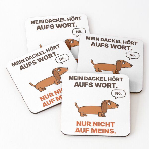 Item preview, My dachshund obeys every word – except mine – Stubborn Dachshund designed and sold by ZabCreation.