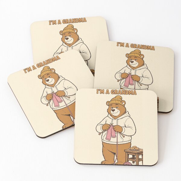 Item preview, Bear With Me I'm A Grandma Funny Grandma Bear T-Shirt designed and sold by EverydayBadge.