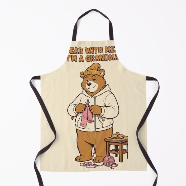 Item preview, Bear With Me I'm A Grandma Funny Grandma Bear T-Shirt designed and sold by EverydayBadge.