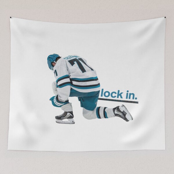 Item preview, Macklin Celebrini "lock in" Goal Celebration | San Jose Sharks designed and sold by Ferne Reacts.