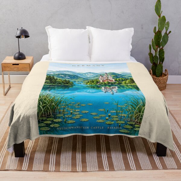Item preview, Germany — Neuschwanstein Castle — Springtime in a Fairytale designed and sold by DibujandoPorfa.