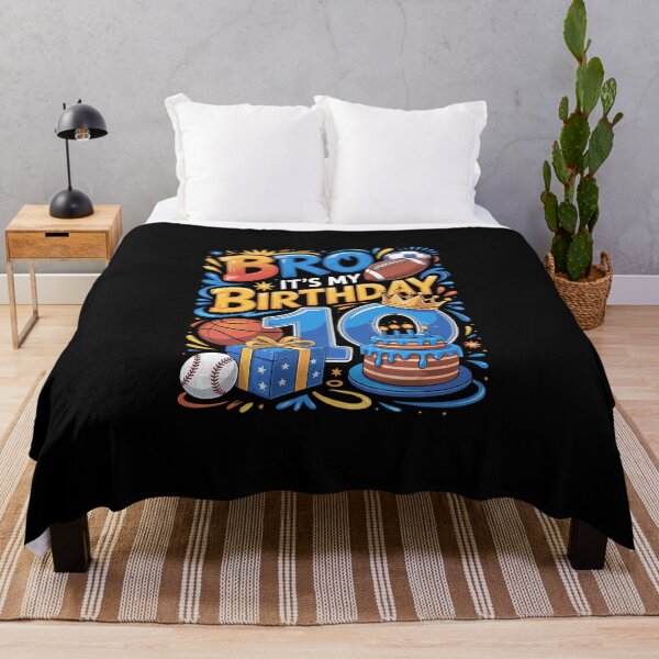 Item preview, Bro It's My 10th Birthday designed and sold by jkrphoto.