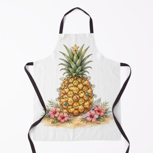 Item preview, Pineapple Christmas Tree decorated with Lights and Hibiscus Tropical mood - Pineapple Lover  designed and sold by Foriart.