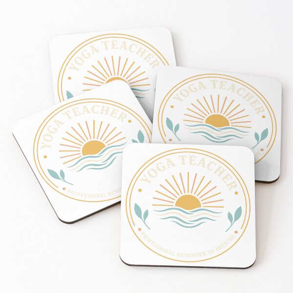 Item preview, Yoga Teacher Professional Reminder to Breathe Badge designed and sold by malek24.