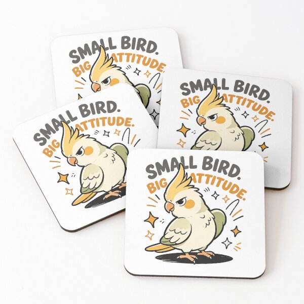 Item preview, Funny Cockatiel Shirt, Small Bird Big Attitude, Cockatiel Lover Gift, Cute Bird Sweatshirt designed and sold by Mahilis.