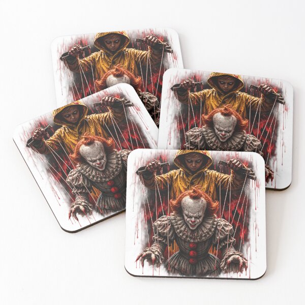 Item preview, Master of Nightmares – Evil Clown Puppet Horror Art designed and sold by TSHIRTprject.