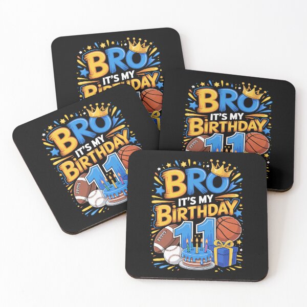 Item preview, Bro It's My 11th Birthday designed and sold by jkrphoto.