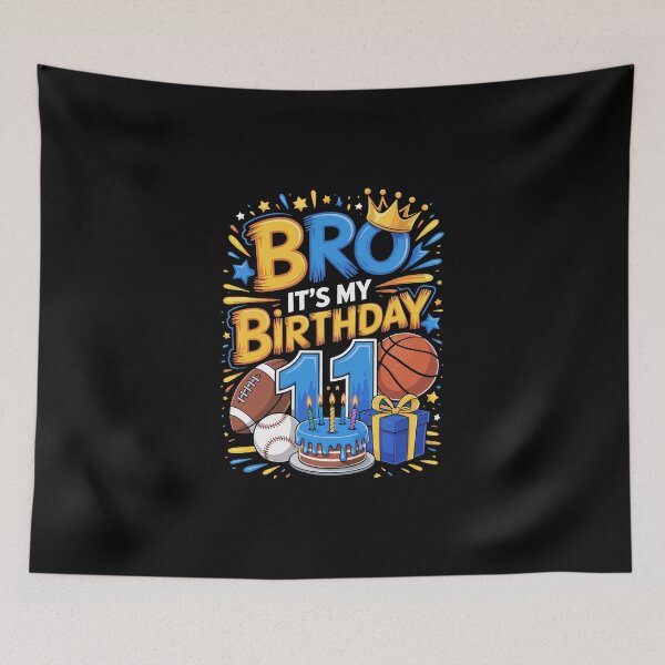 Item preview, Bro It's My 11th Birthday designed and sold by jkrphoto.