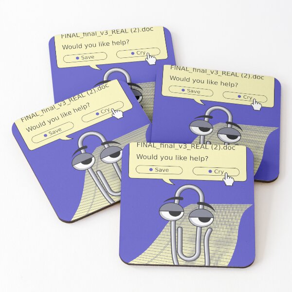Item preview, Save Me - FINAL_final_v3_REAL Paperclip designed and sold by mapedx.