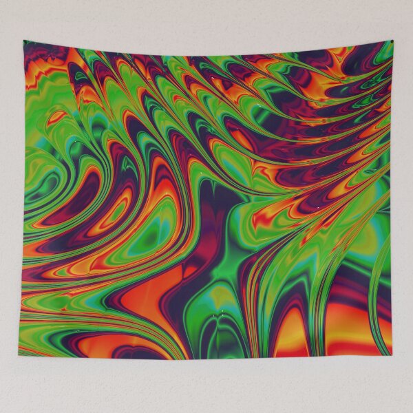 Item preview, Peacock Melt Abstract  designed and sold by patternsoup.