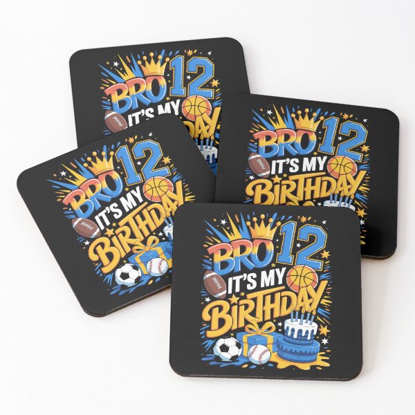 Item preview,  Bro It's My 12th Birthday designed and sold by jkrphoto.