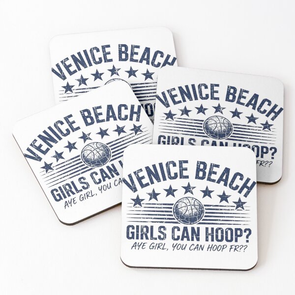 Item preview, Vintage Venice Beach Girls Basketball Retro Stars Emblem designed and sold by Yellowriversss.