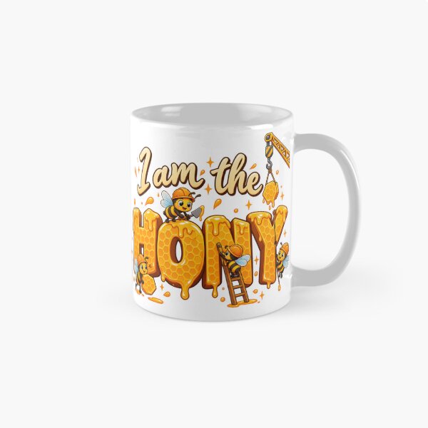 Item preview, I Am The Honey Builder – Cute Bee Construction Worker Honeycomb designed and sold by Rtcraftani.