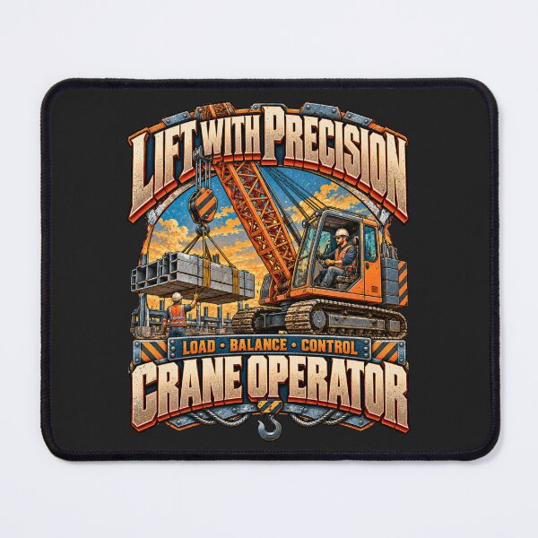 Item preview, Vintage Crane Operator Heavy Lifting Construction designed and sold by AdicretorDesign.
