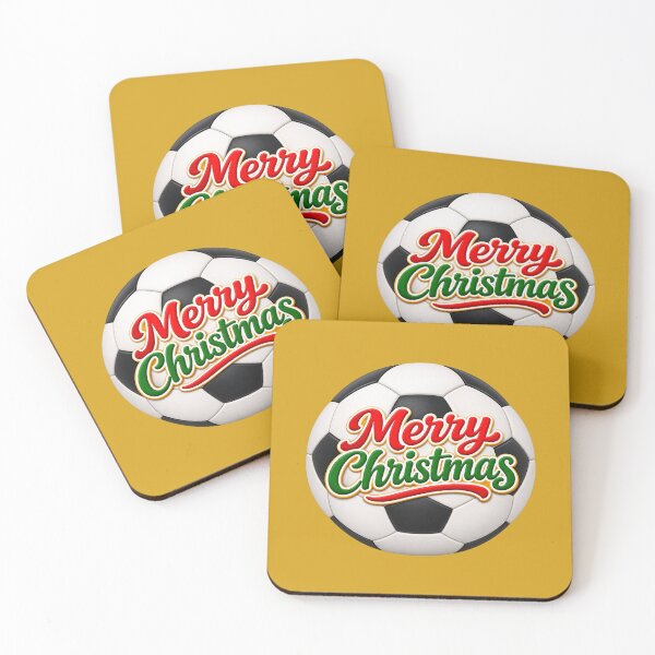 Item preview, Merry Christmas Soccer Lover – Holiday Football Art designed and sold by annenambiro.
