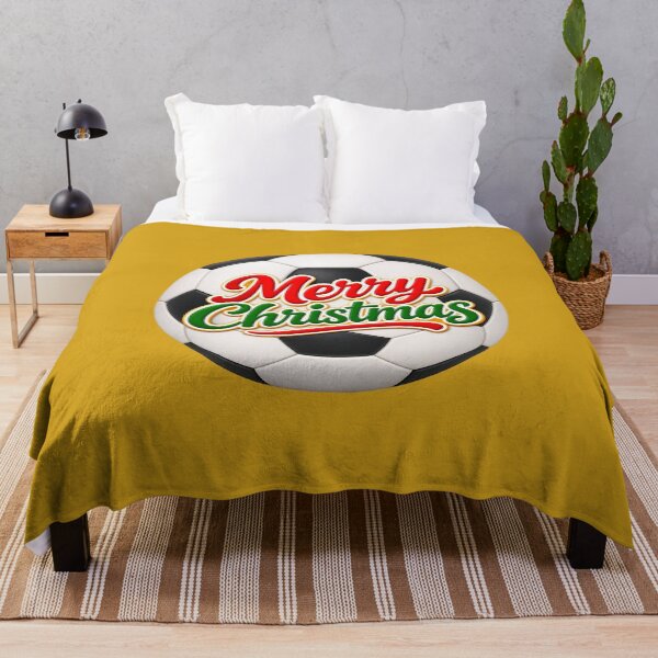 Item preview, Merry Christmas Soccer Lover – Holiday Football Art designed and sold by annenambiro.