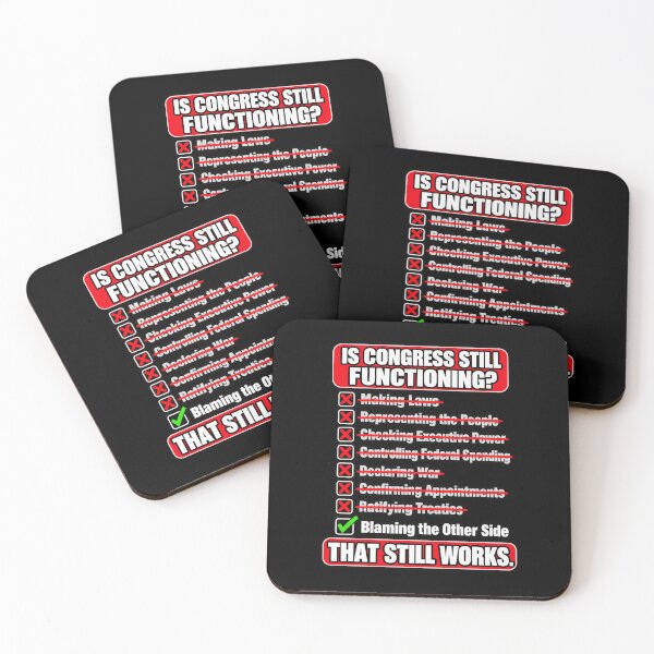 Item preview, Is Congress Still Functioning? – Blaming the Other Side | Funny Nonpartisan Political Satire designed and sold by signshirtz.