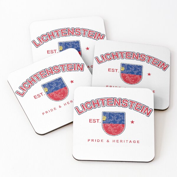 Item preview, Vintage Liechtenstein Varsity Flag Shield – Retro Liechtensteiner Pride designed and sold by youngVl.