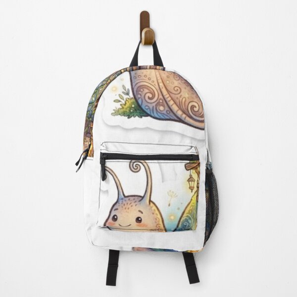 Item preview, Whimsical Snail Carrying Miniature Glowing House Shell Fairy Tale Art designed and sold by SAMORA ORIGINALS.