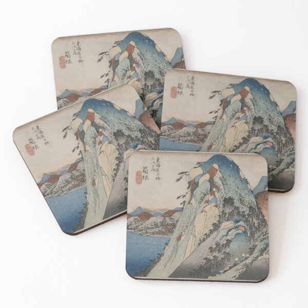 Item preview, Lake Hakone Mountain – Hiroshige Print designed and sold by MartinPA.