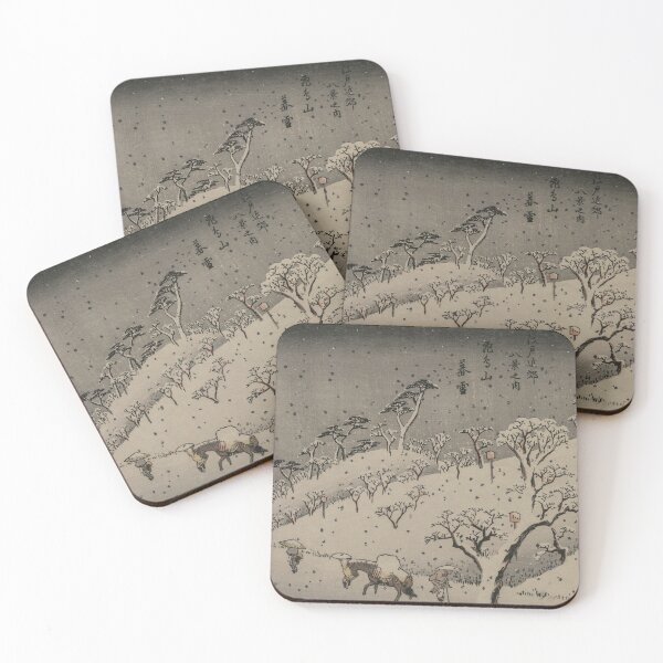 Item preview, Evening Snow at Asuka Hill – Hiroshige Print designed and sold by MartinPA.