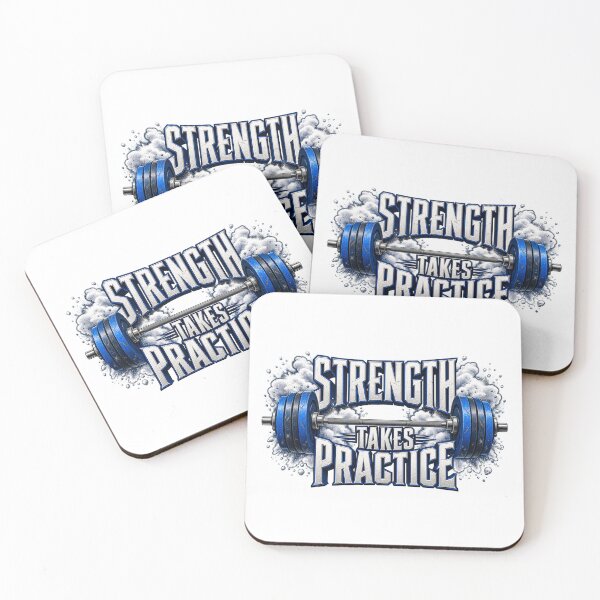 Item preview, Strength Takes Practice Barbell Training designed and sold by TeNovaStudio.