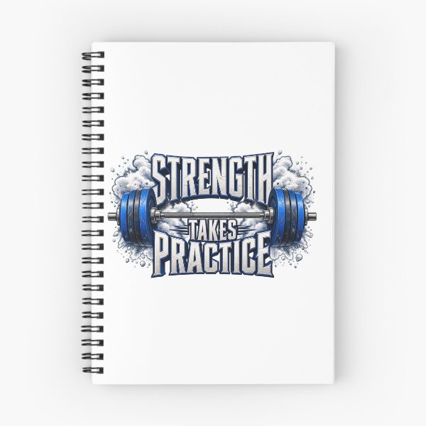 Item preview, Strength Takes Practice Barbell Training designed and sold by TeNovaStudio.
