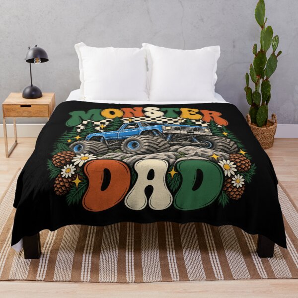 Item preview, Monster Dad Truck Monstertruck Father Vintage Milestone designed and sold by adiencarteras.
