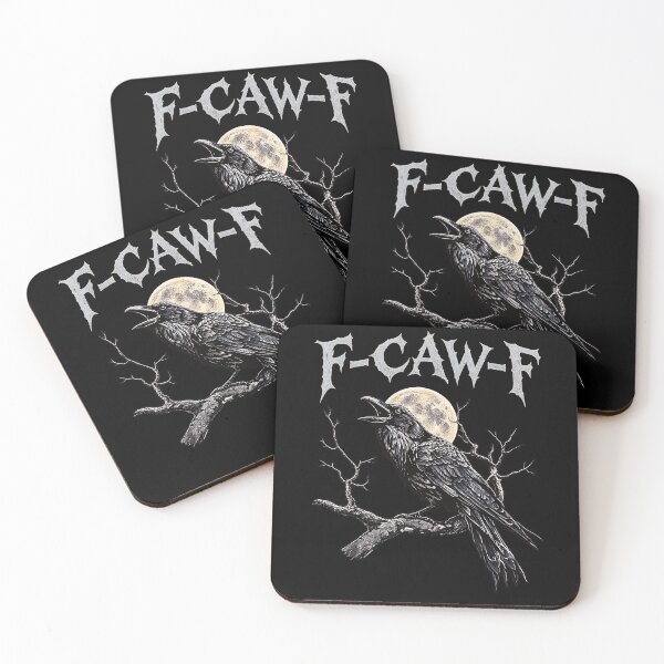 Item preview, F-CAW-F Gothic Skeleton Raven Full Moon Dark designed and sold by Brasovbit.