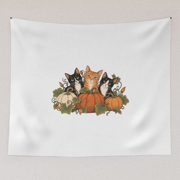 Item preview, Cat in the Pumpkin Patch designed and sold by cybersilverhand.