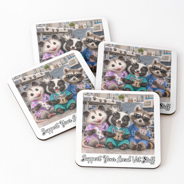 Item preview, Support Your Local Vet Staff Funny Veterinary Tech Team designed and sold by WeirdlyMild.