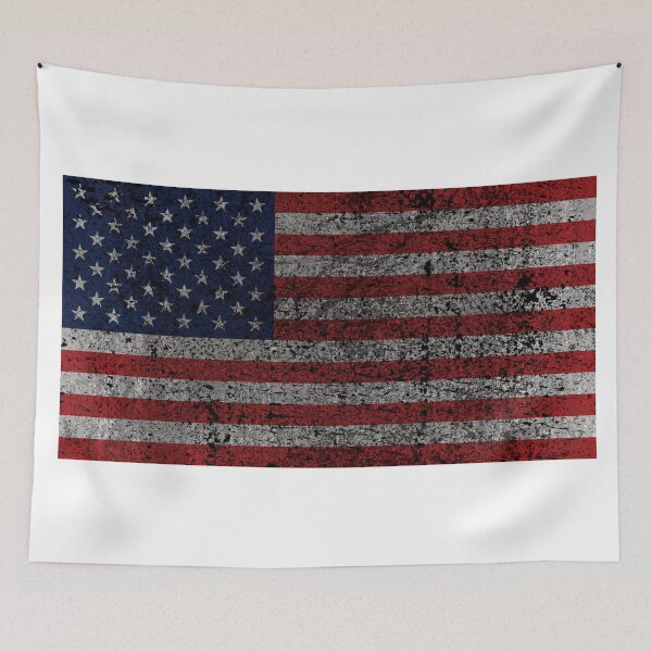 Item preview, Vintage American Flag - Distressed Retro USA Pride designed and sold by Marshallamoakohene.