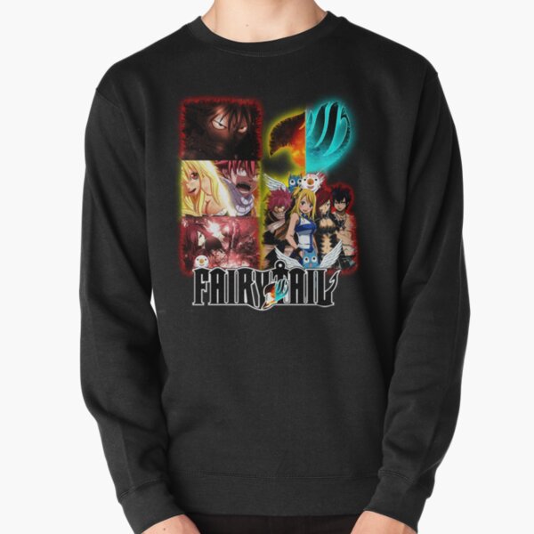 Fairy Tail - Natsu, Erza, Gray y Lucy Pullover Sweatshirt