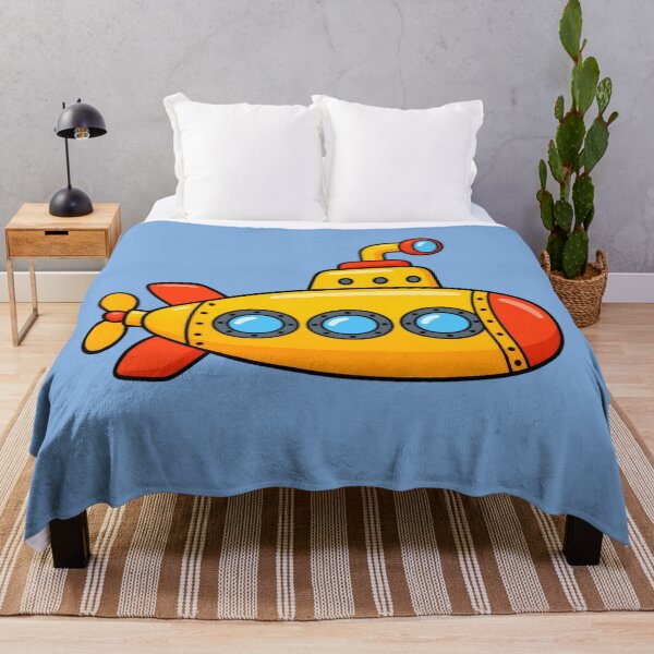 Item preview, Cute Yellow Submarine Cartoon Ocean Adventure for Kids designed and sold by Alaa-love-art.