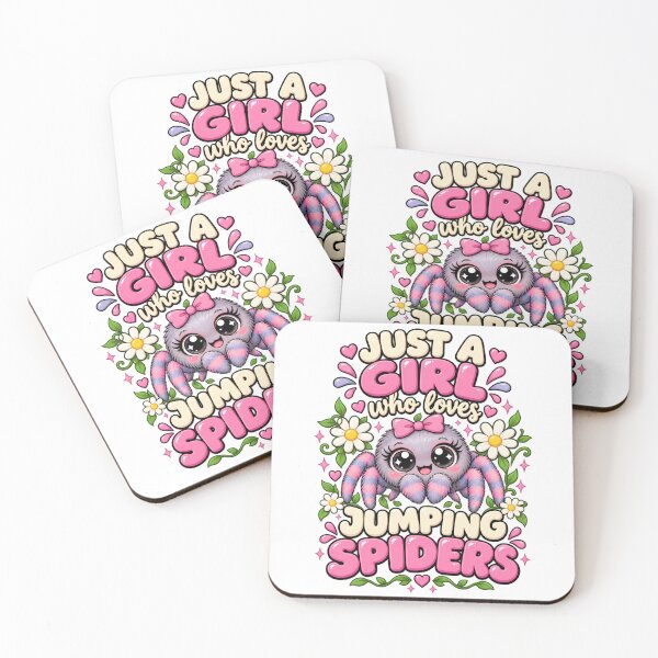 Item preview, Just a Girl Who Loves Jumping Spiders – Cute Kawaii Spider designed and sold by Rtcraftani.