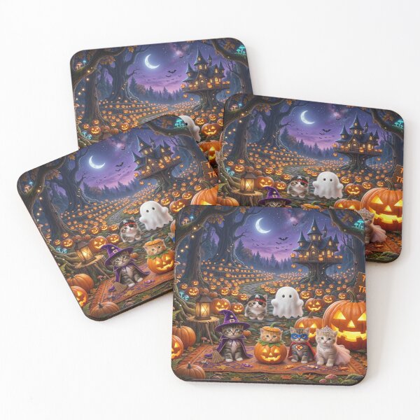 Item preview, Cute Kittens in Halloween Costumes designed and sold by EtelGodoy.