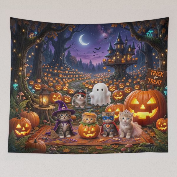 Item preview, Cute Kittens in Halloween Costumes designed and sold by EtelGodoy.